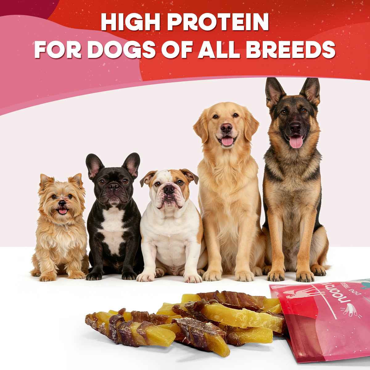 Noora Dog Treats Sweet Potato Wrapped Duck