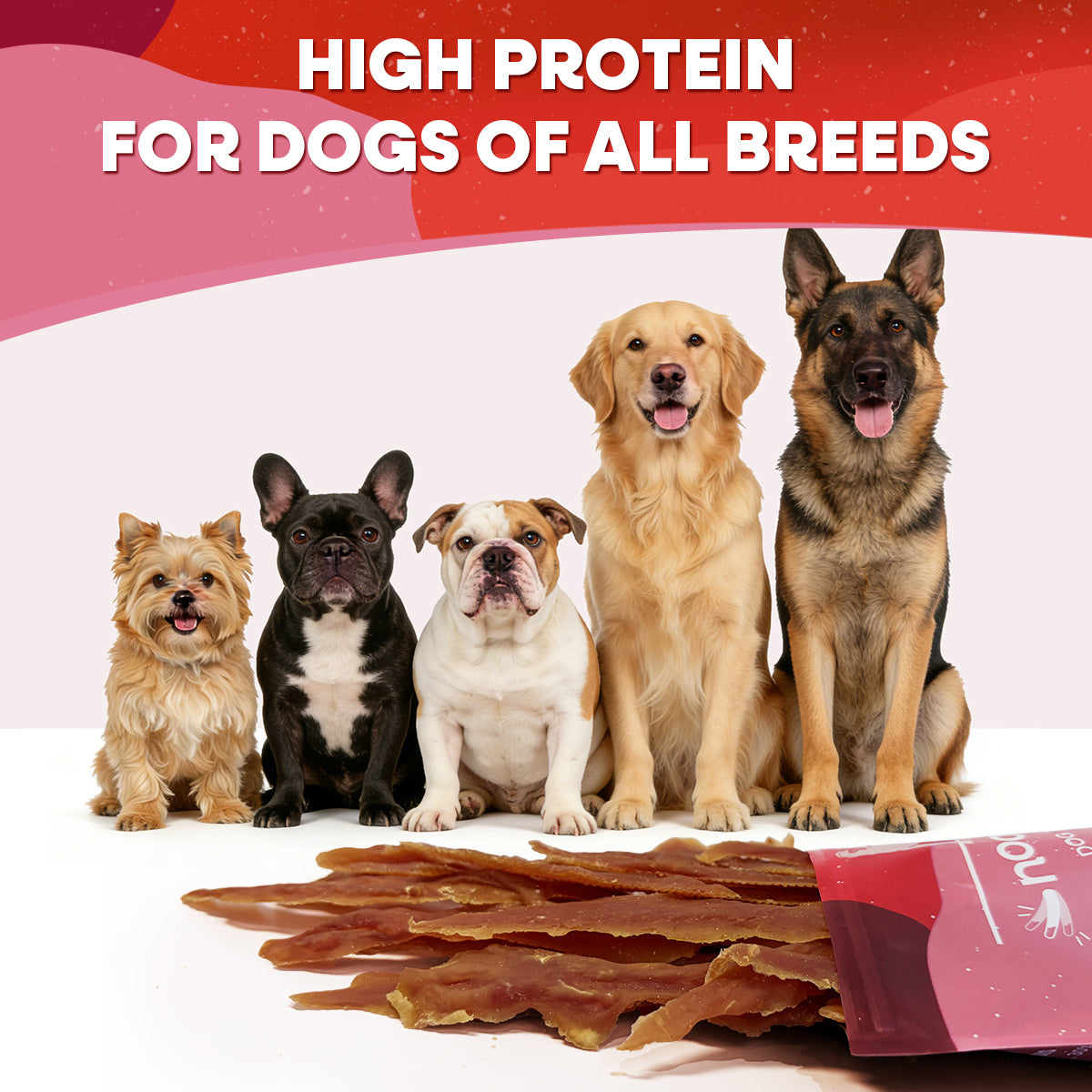 Noora Dog Treats Duck Jerky Strips