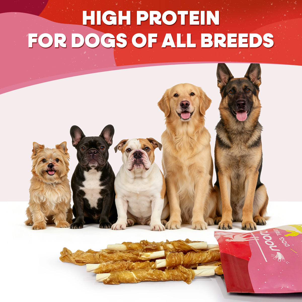 Noora Chicken Wrapped Rolls Dog Treats