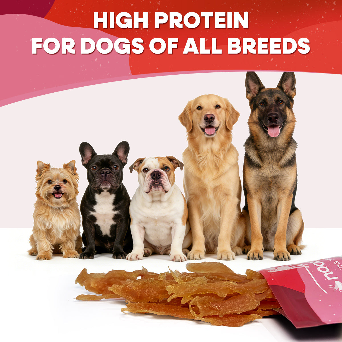 Noora Dog Treats Chicken Jerky Strips