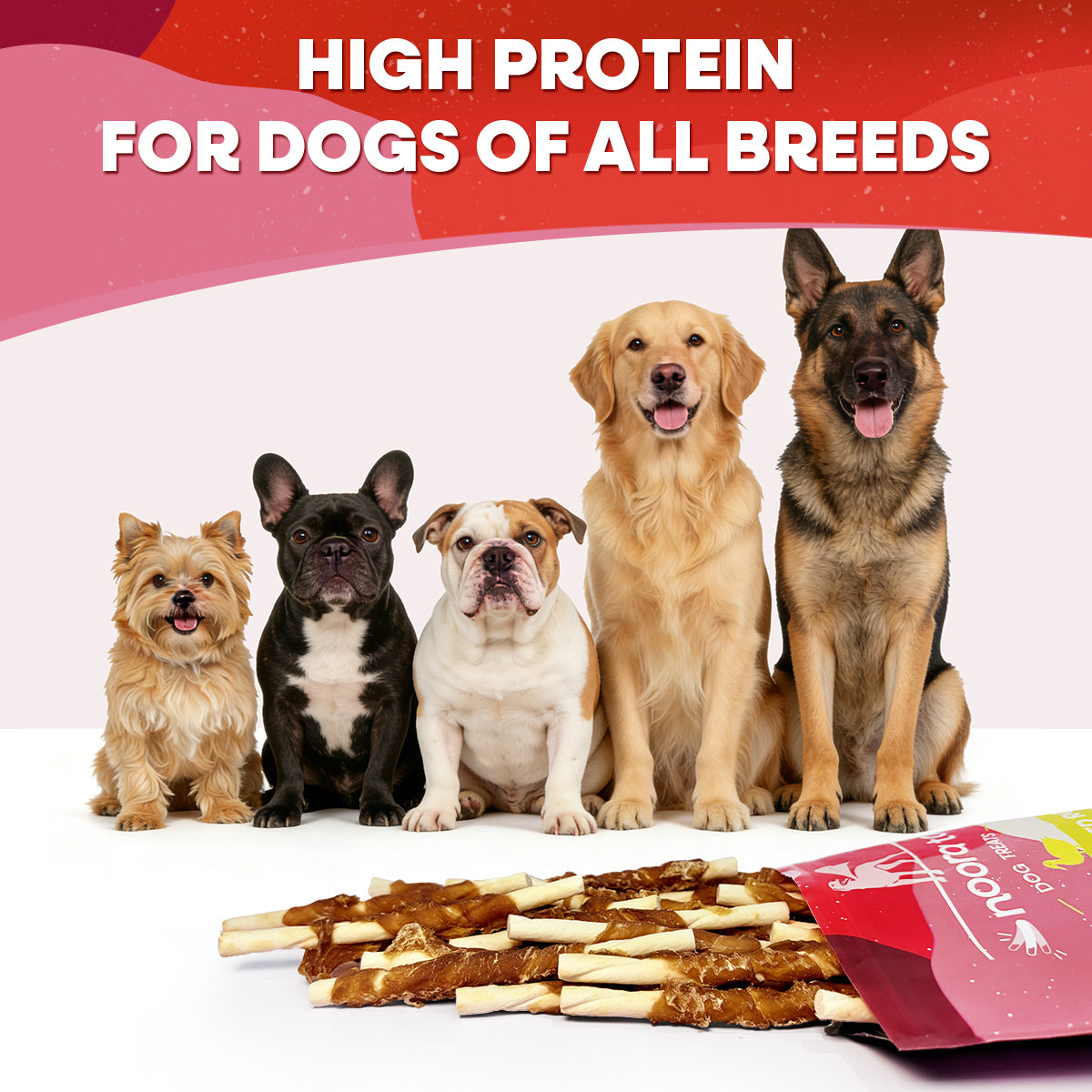 Noora Duck Wrapped Rolls Dog Treats