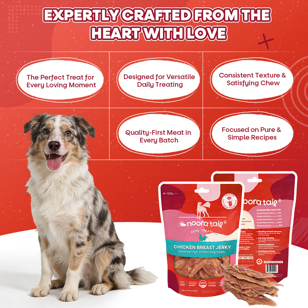 Noora Dog Treats Chicken Breast Jerky